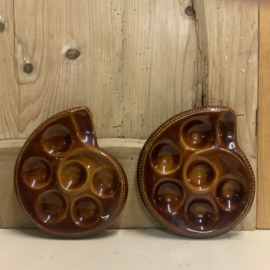 Set van 2 slakkenbordjes