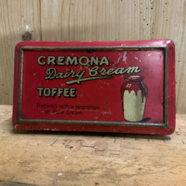 Oud toffee blikje CREMONA