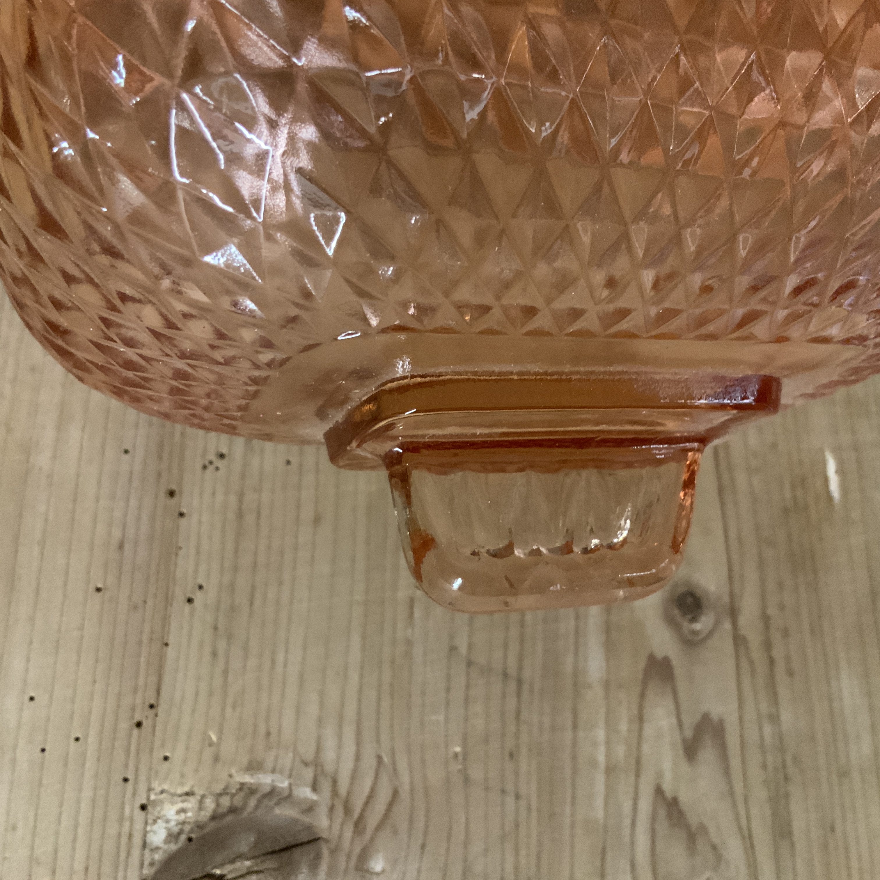 Roze kaasstolp, persglas
