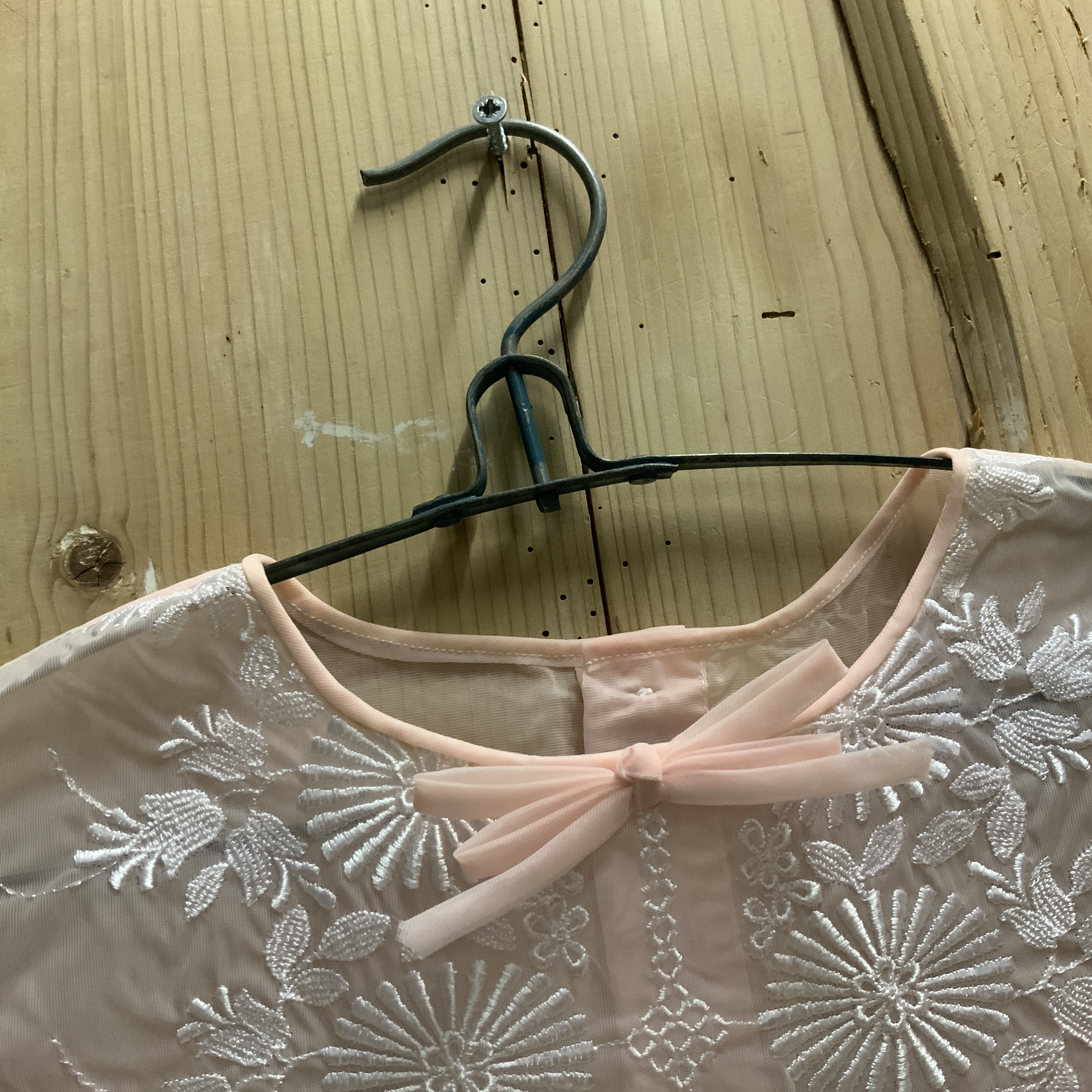 Roze vintage “ nep” blouse