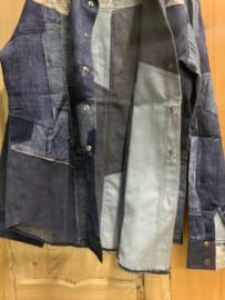Patchwork, vintage spijkershirt