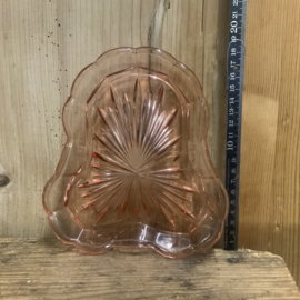 Roze persglas blaadje
