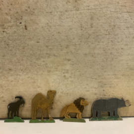 Set houten dieren