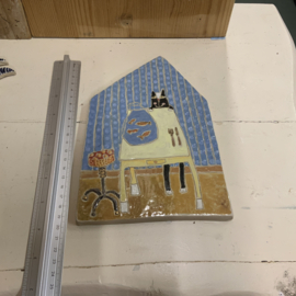 “ lieve visjes” keramisch wandobject