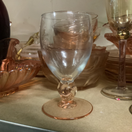 LUMINARC glas op roze voet