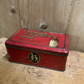 Oud toffee blikje CREMONA