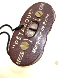 Vintage pétanque score bordje