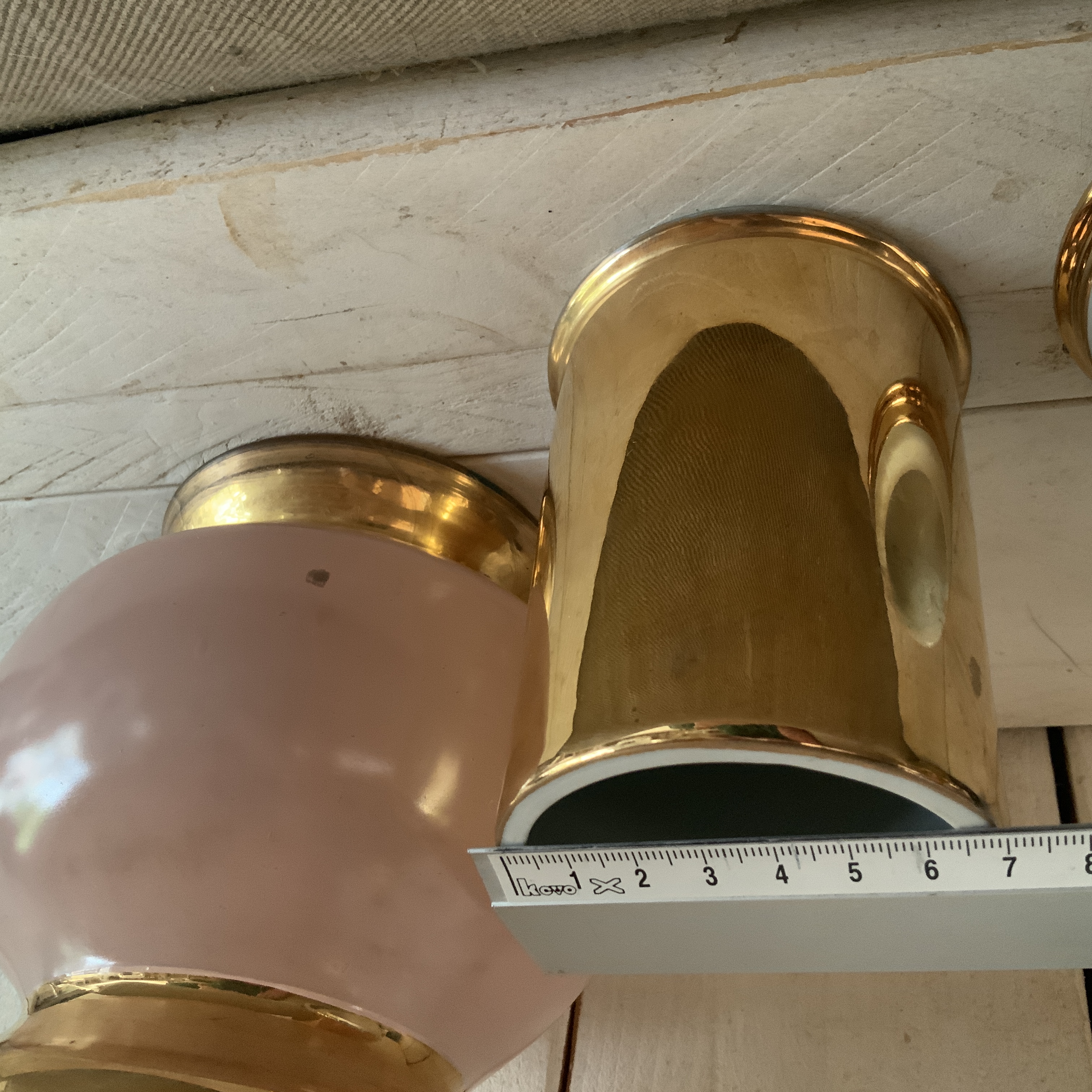PORSELAINE DE PARIS apothekerspot goud