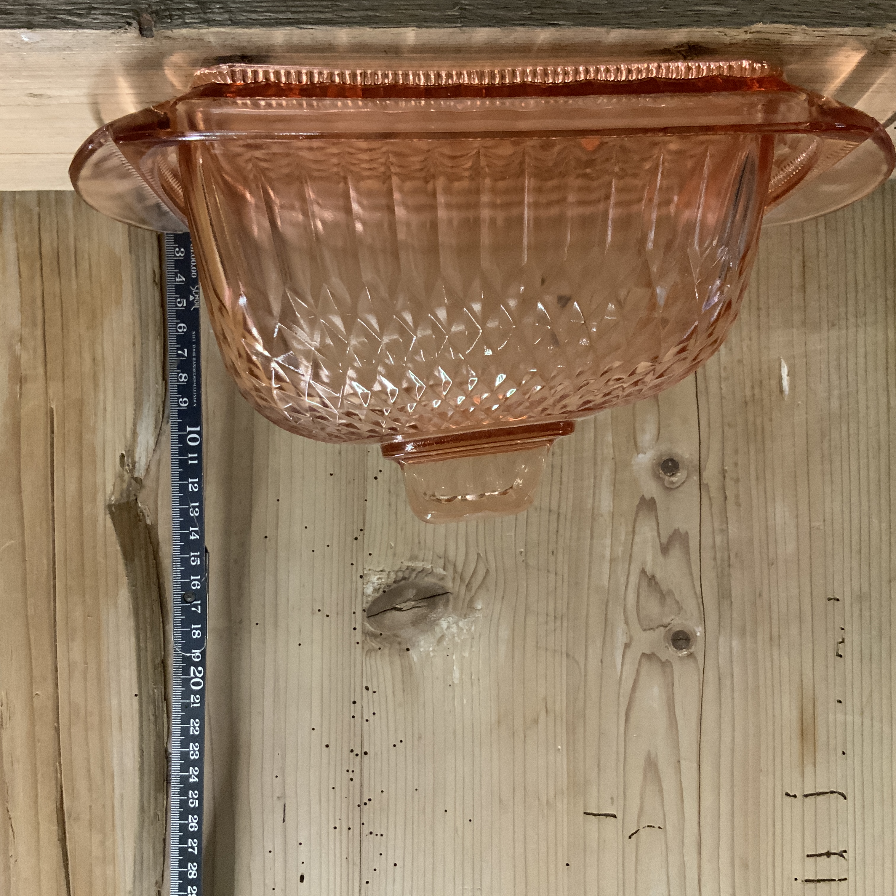 Roze kaasstolp, persglas