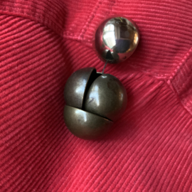 Oude messing uniform knopen