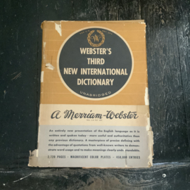 WEBSTER’S third new international dictionary