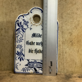 Antiek Duits ontbijtplankje