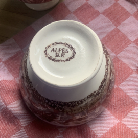 Spoelkommetje bruin ALPES, van Boch