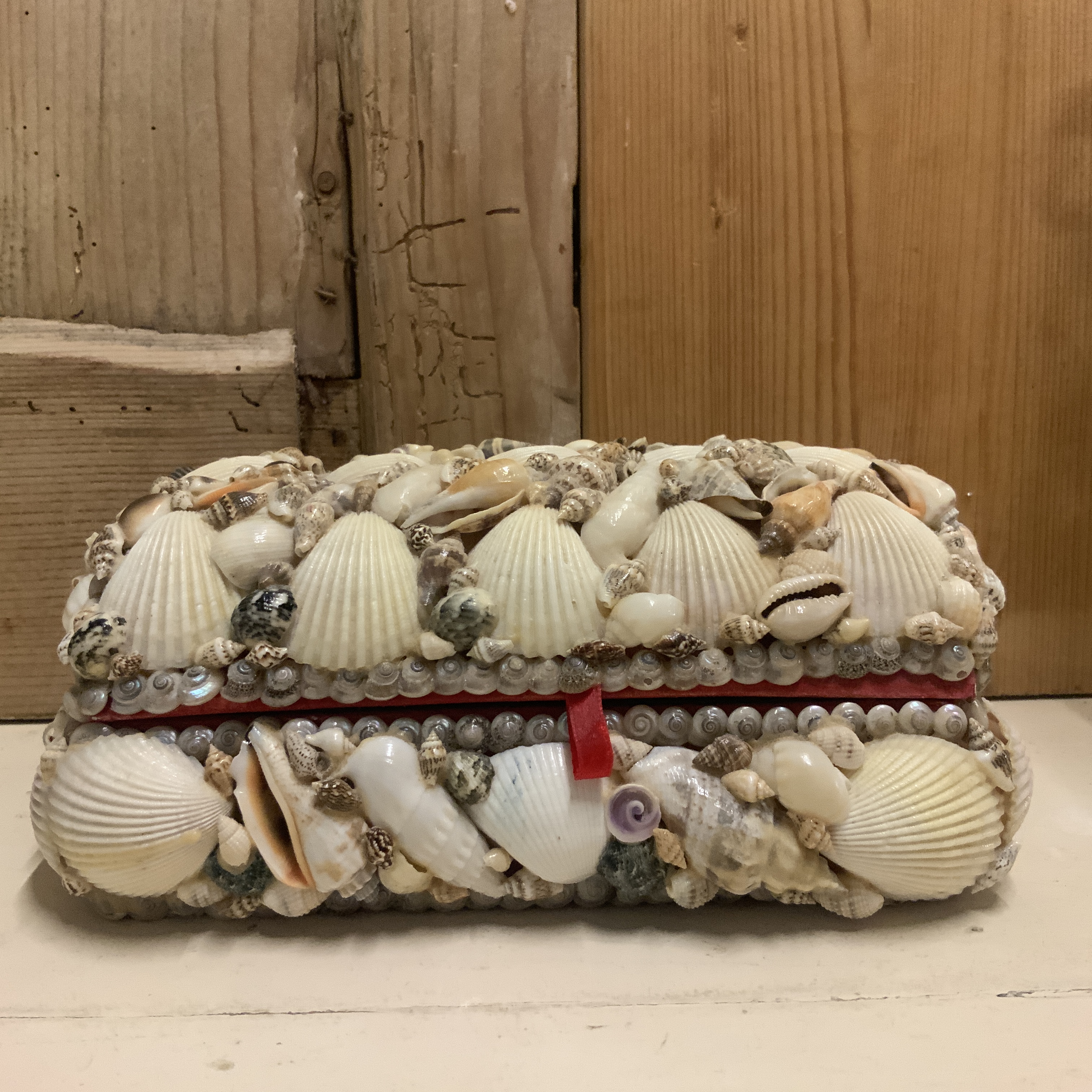 Vintage schelpendoos