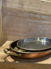 Ovale, koperen ovenschaal