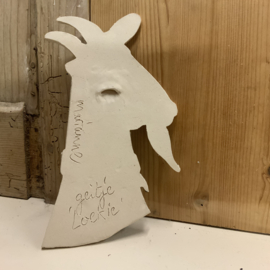 Loekie, keramisch wandobject