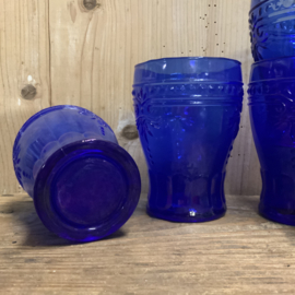 Set van 4 vintage glazen