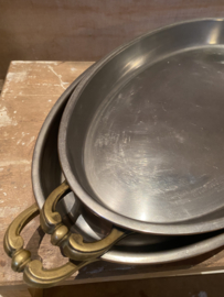 Ovale, koperen ovenschaal