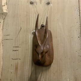 Vintage houtsnijwerk ANTILOPE