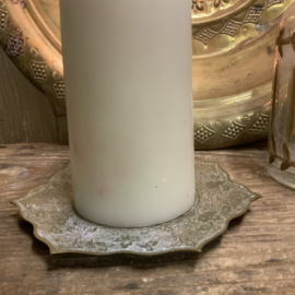 Messing klein onderbordje