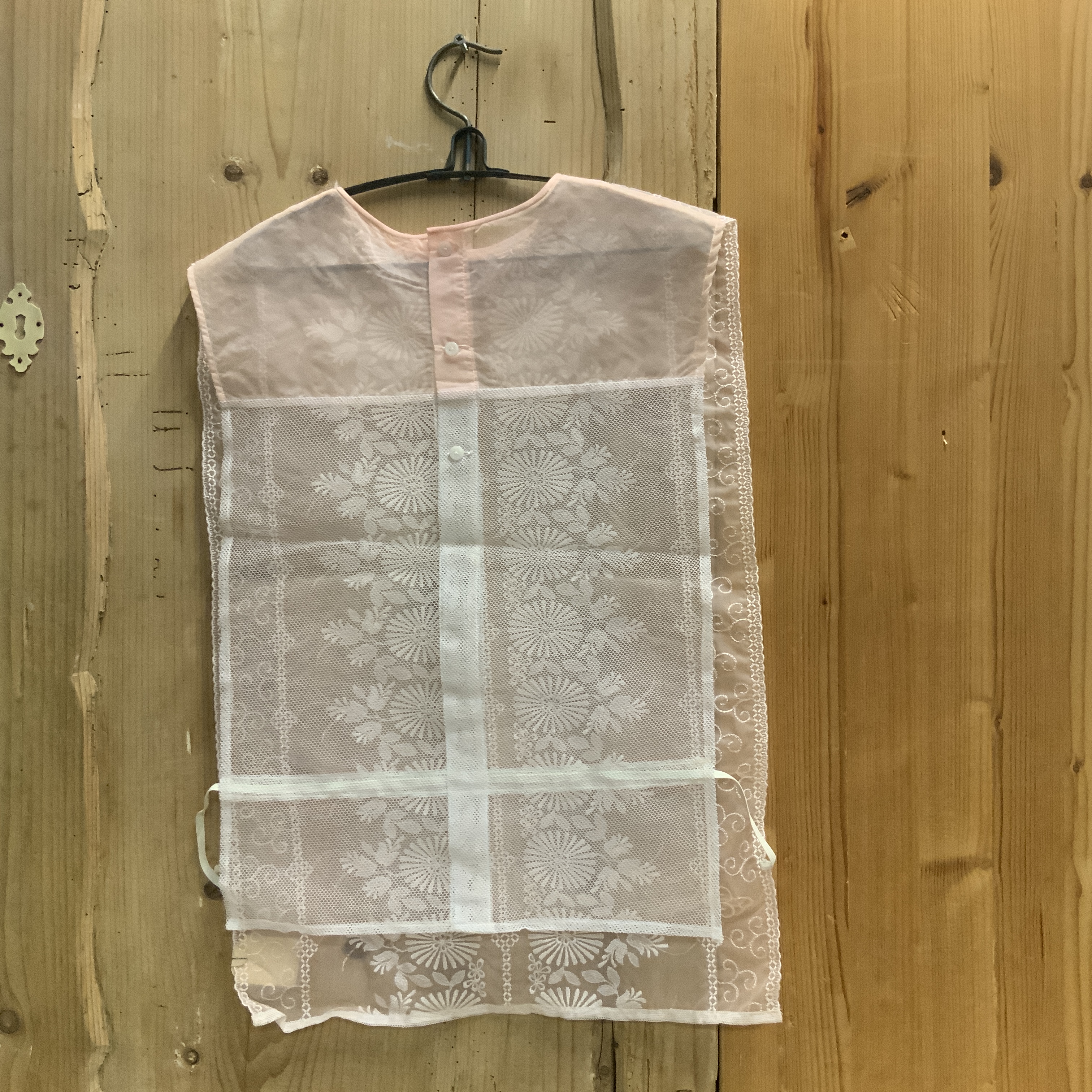 Roze vintage “ nep” blouse