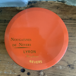 Rond , oranje blik