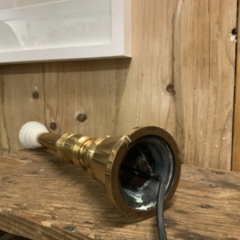 Zware messing lampvoet