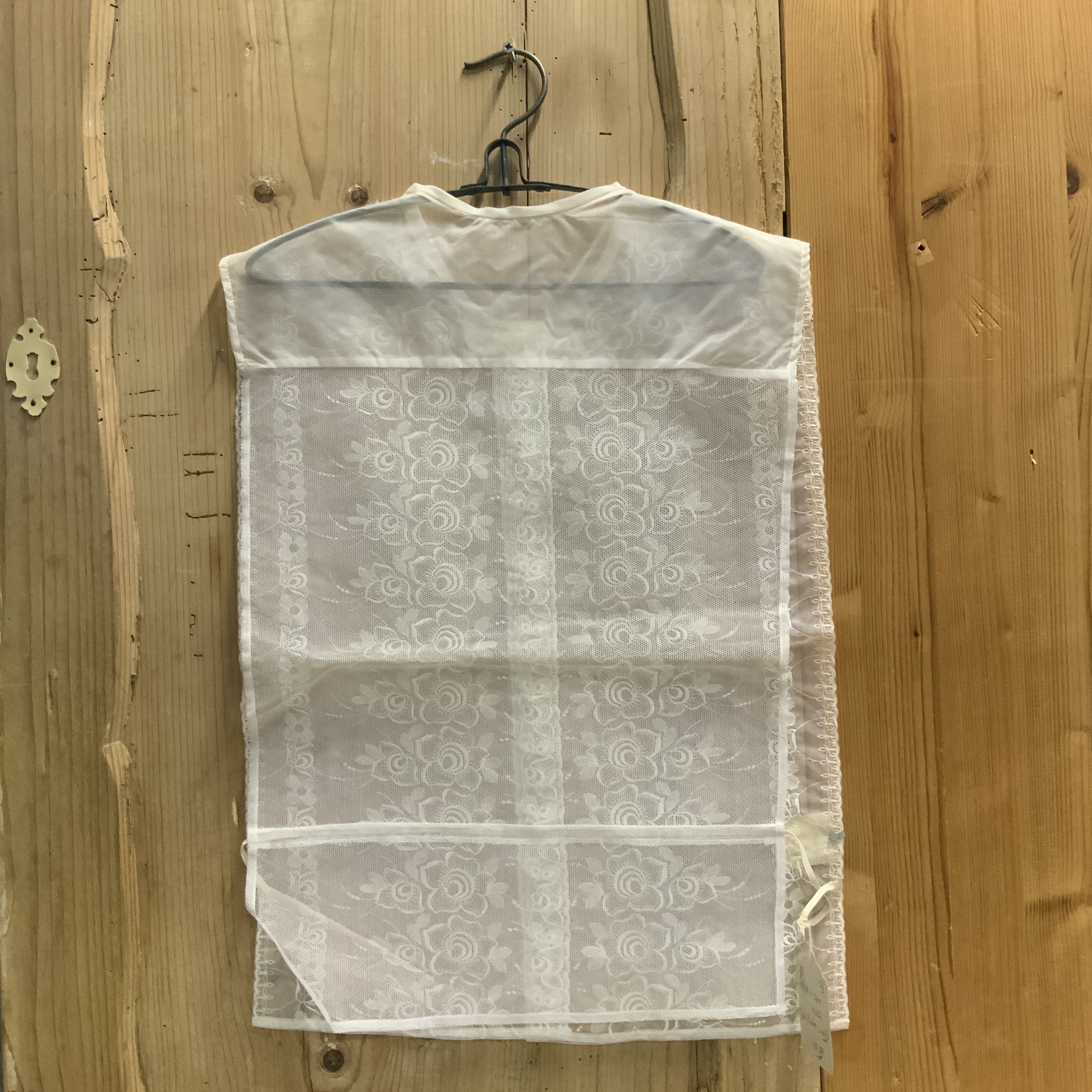 Witte, vintage “ nep” blouse