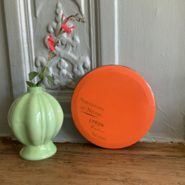 Rond , oranje blik
