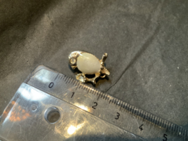 Klein vogel broche
