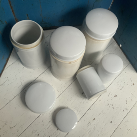 Set porseleinen apothekers potten