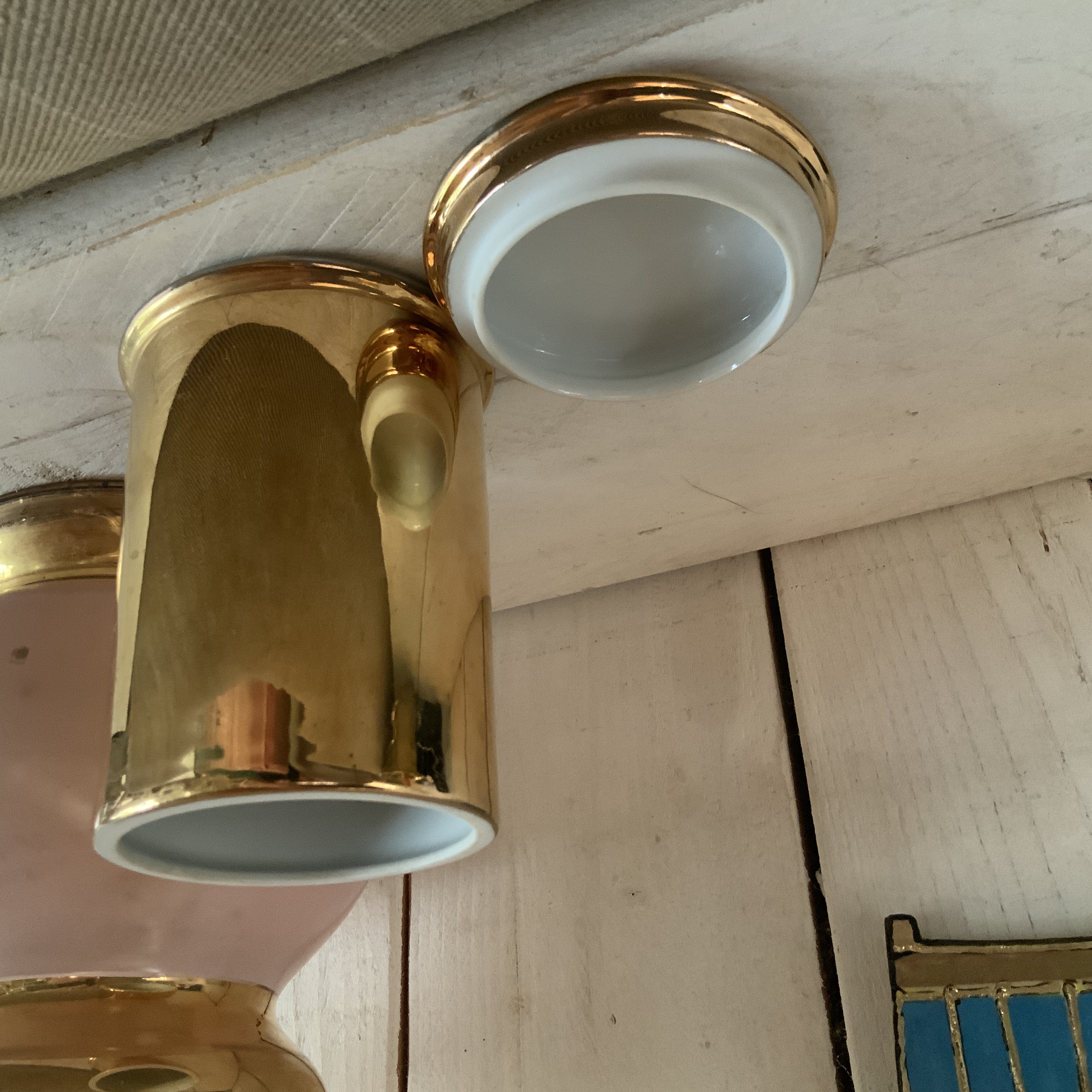 PORSELAINE DE PARIS apothekerspot goud