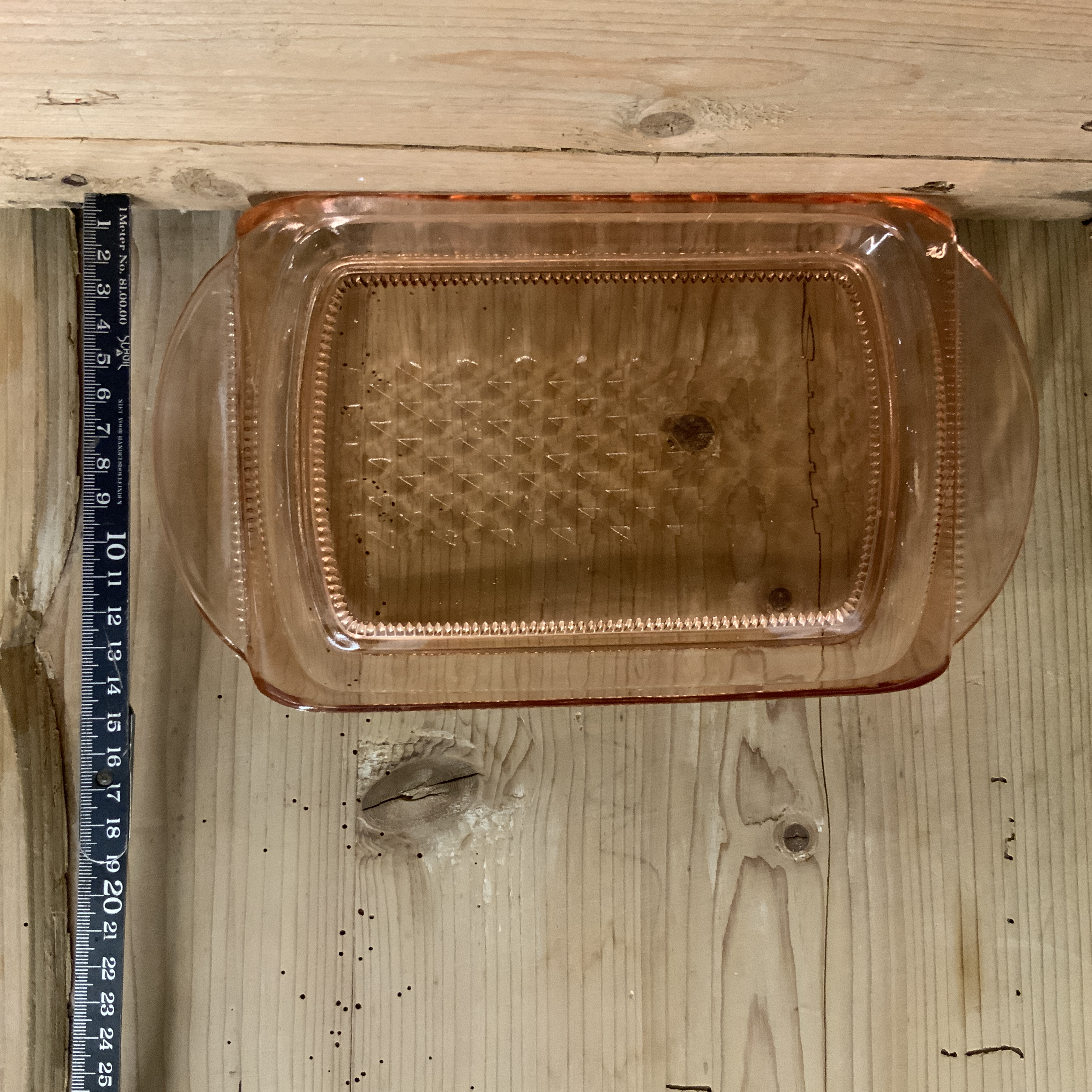 Roze kaasstolp, persglas