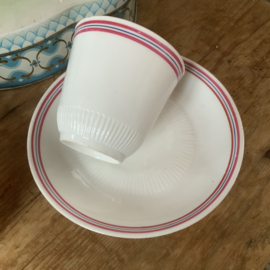 Antiek kommetje met schotel