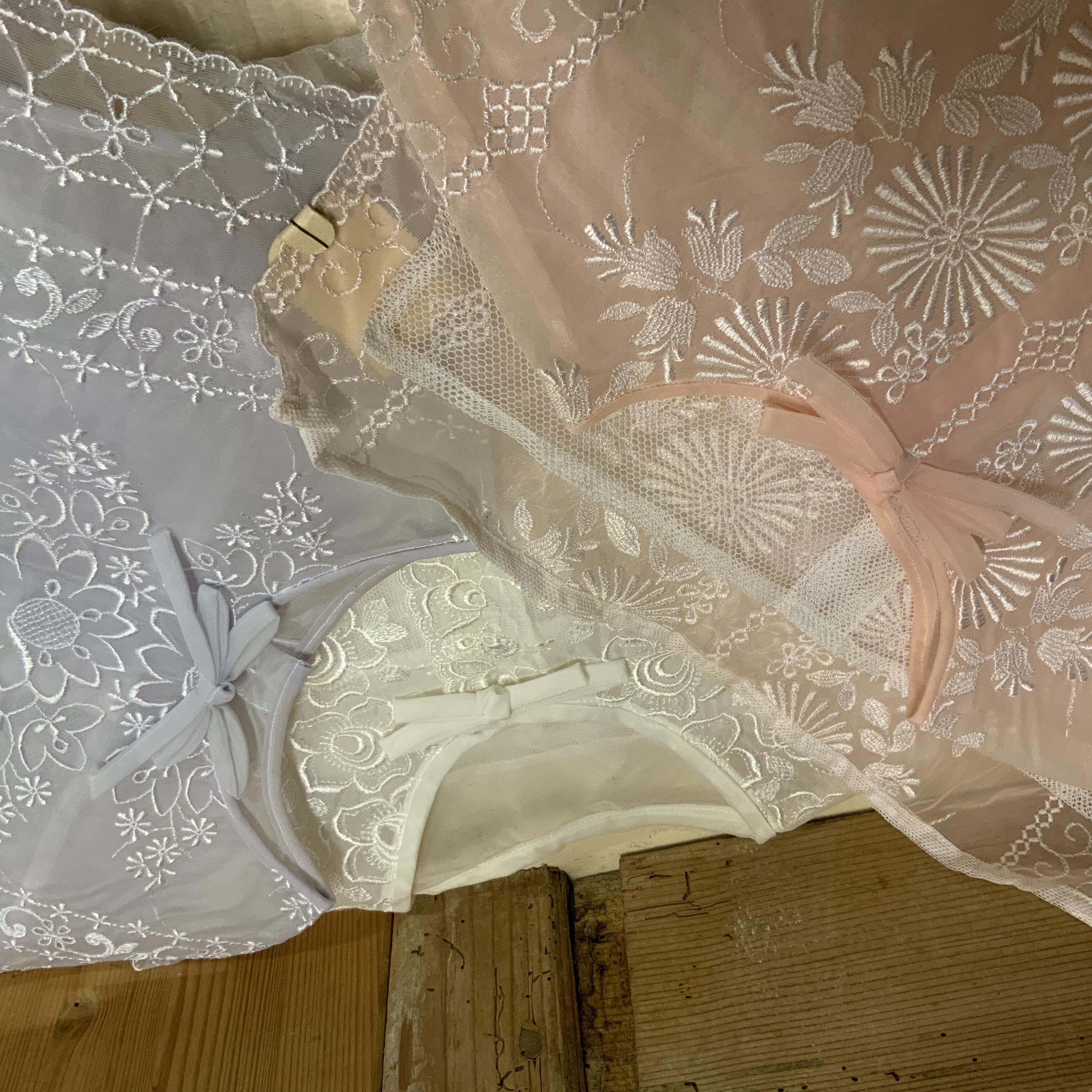 Witte, vintage “ nep” blouse