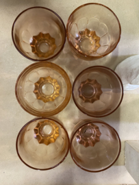 Water-/sapglazen van roze persglas