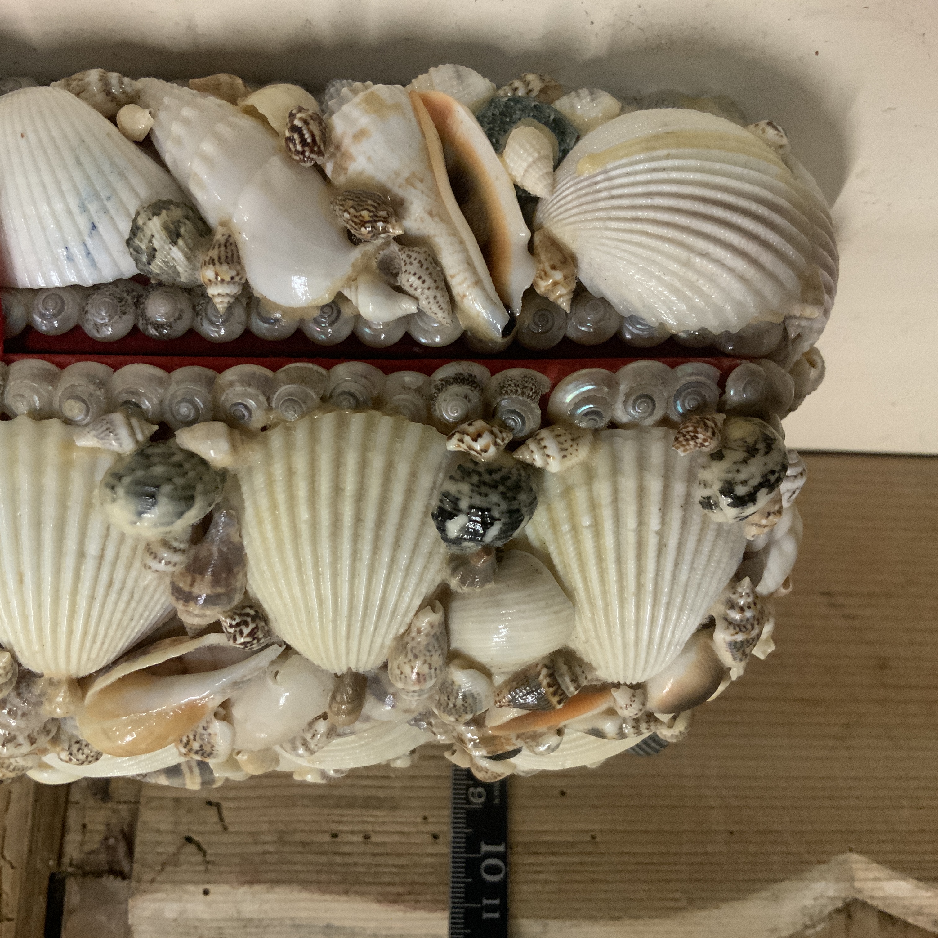 Vintage schelpendoos
