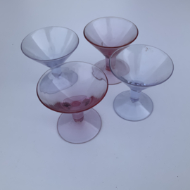 Set van 4  borrelglaasjes