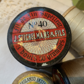 Beige bruinig garen. J.STICHELMANS ET FILS