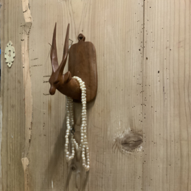 Vintage houtsnijwerk ANTILOPE