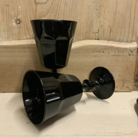 Vintage, zwart ARC France glas