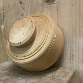 Houten boterstempel