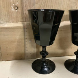 Vintage, zwart ARC France glas
