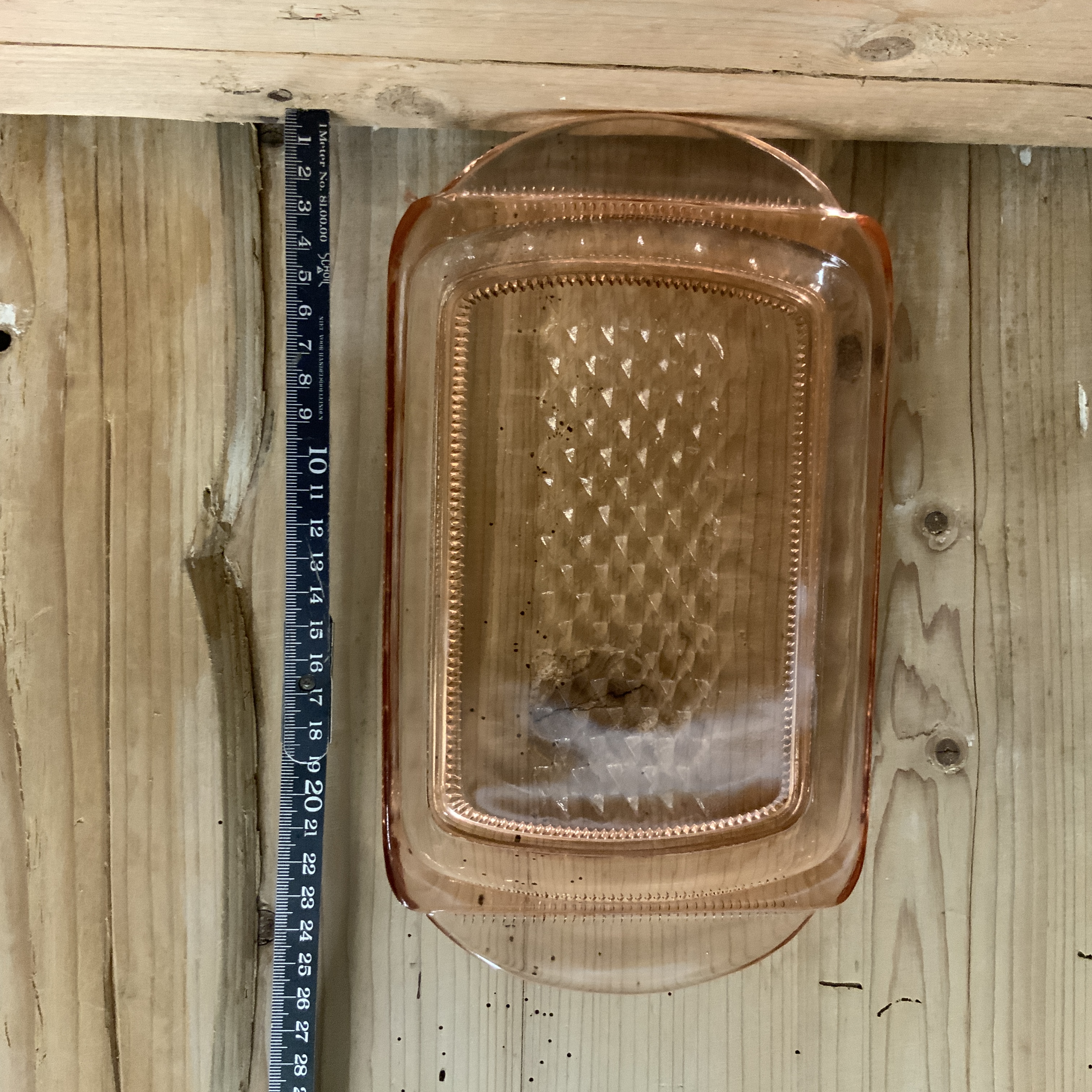 Roze kaasstolp, persglas