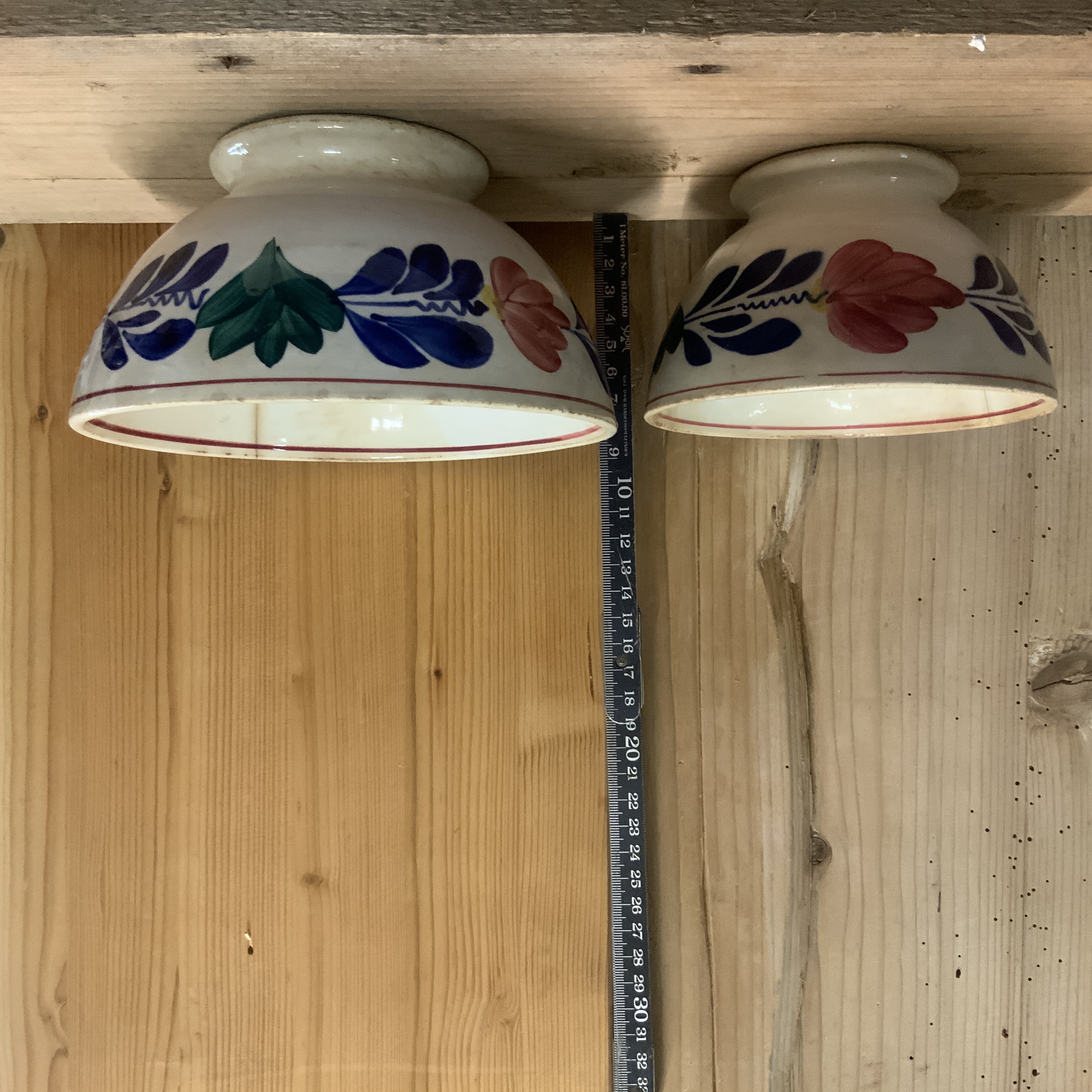 Set van 2 BOERENBONT kommen