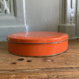 Rond , oranje blik