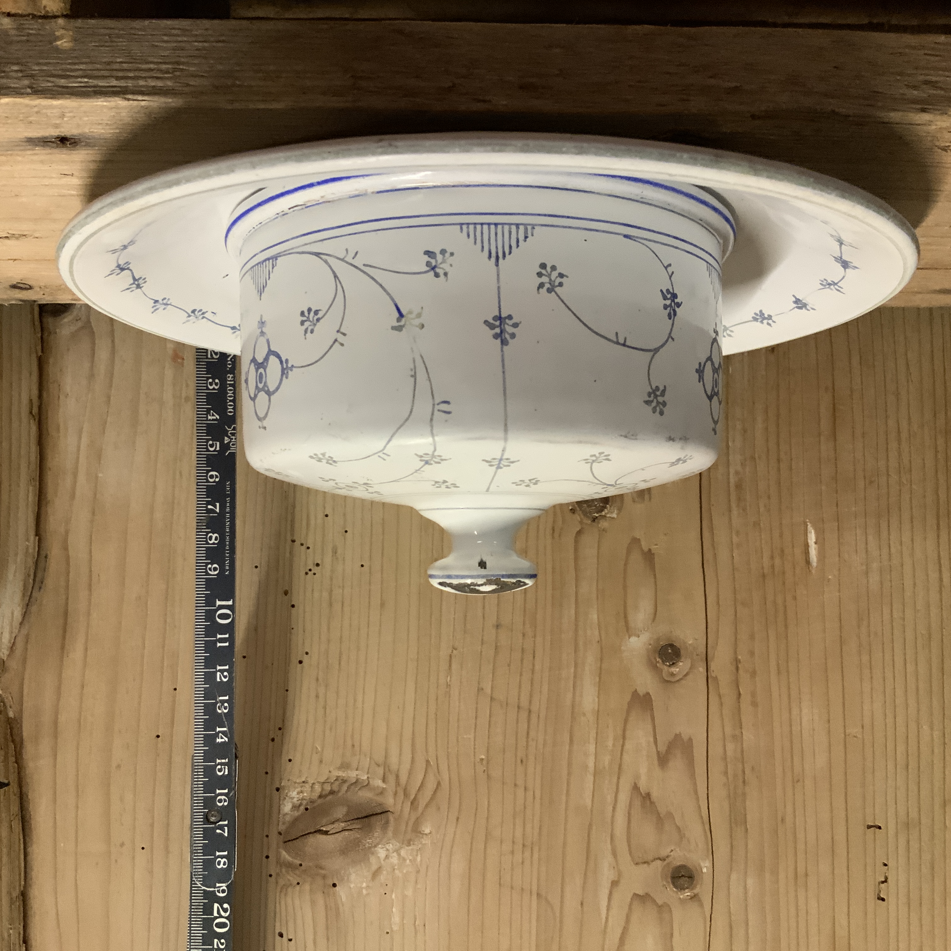 Emaille botervloot BLAU SAKS