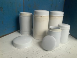 Set porseleinen apothekers potten
