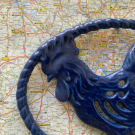 Donkerblauwe HAAN onderzetter