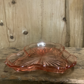 Roze persglas blaadje